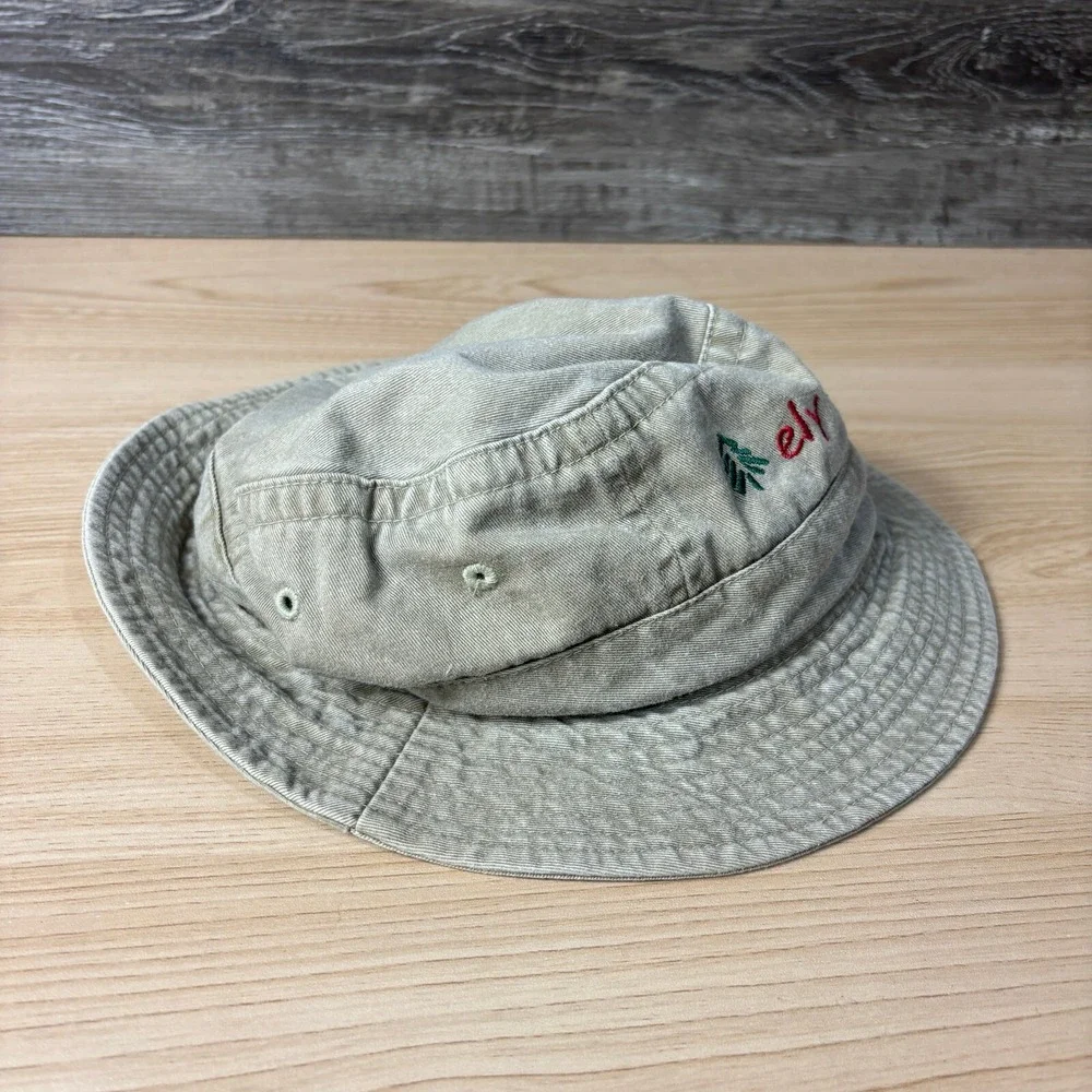 Ely Minnesota Hat Youth Kids Brown Bucket Minnesota Outdoors‎